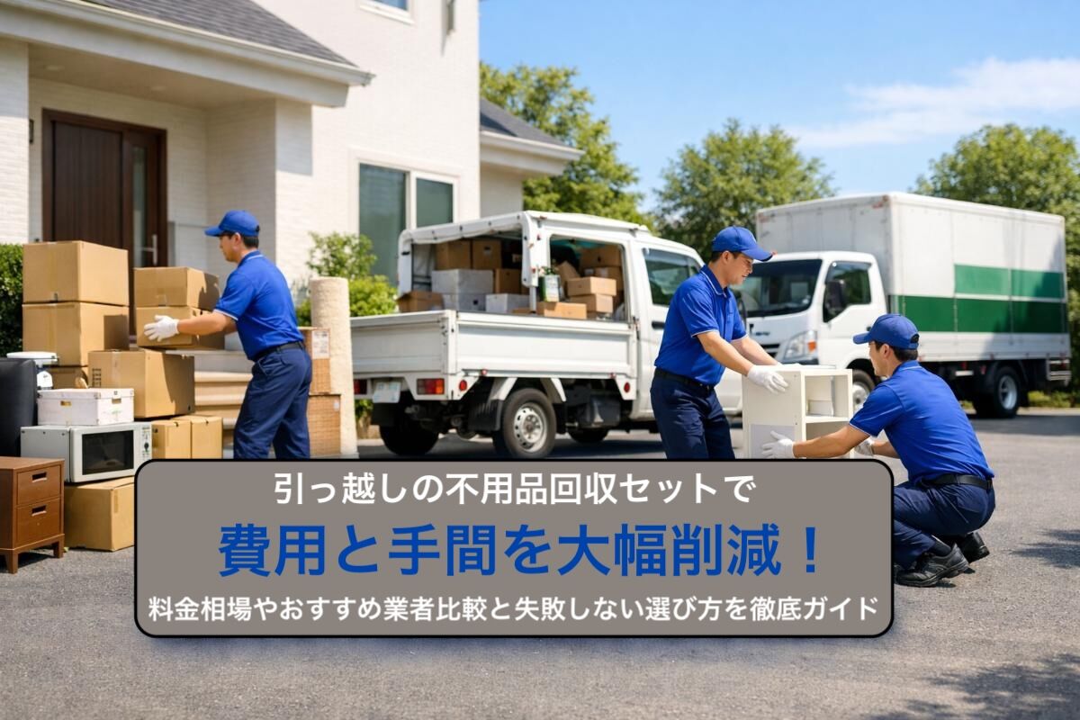 引っ越しの不用品回収セットで費用と手間を大幅削減！料金相場やおすすめ業者比較と失敗しない選び方を徹底ガイド