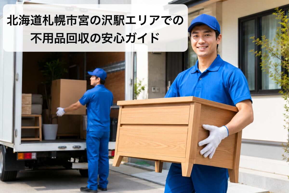 北海道札幌市宮の沢駅エリアでの不用品回収の安心ガイド